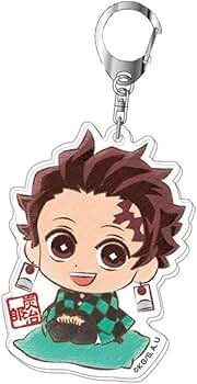 Amazon.co.jp: ぷちざぶアクリルキーホルダー 鬼滅の刃 01 竈門炭治郎