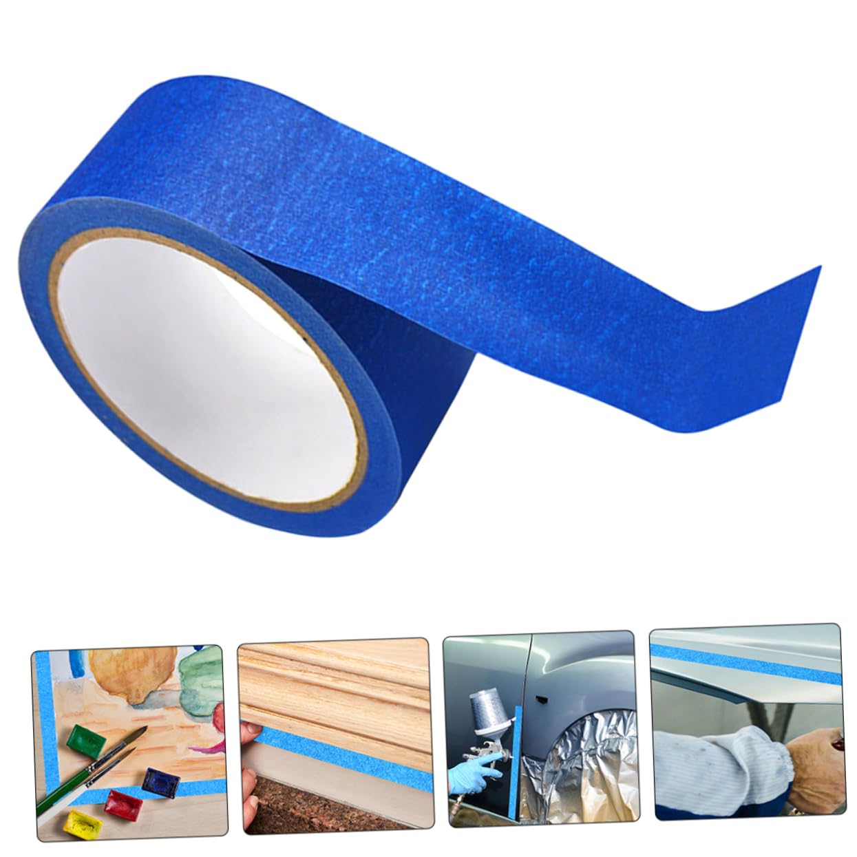 Gadpiparty Blue 3D Printing Masking Tape Roll for Painters, Paper Adhesive