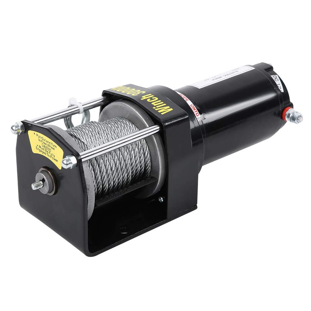 Buy Electric Winch Kit, DIY Electric Vehicle Winch, 12V, 3000lb Load