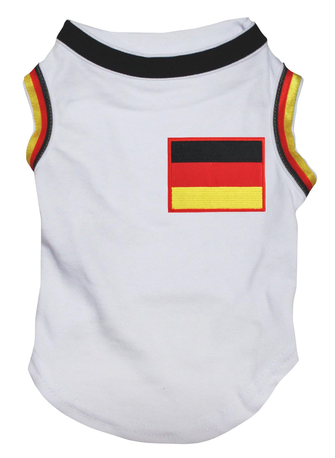 Chemise pour chien drapeau Allemagne blanc grand chien taille XXXL