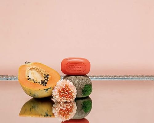 Miniatura 2 de Extracto orgánico de jabón exfoliante de papaya 2.82 oz - Formulado para suavizar la piel, con papaya y aloe vera (paquete de 1)