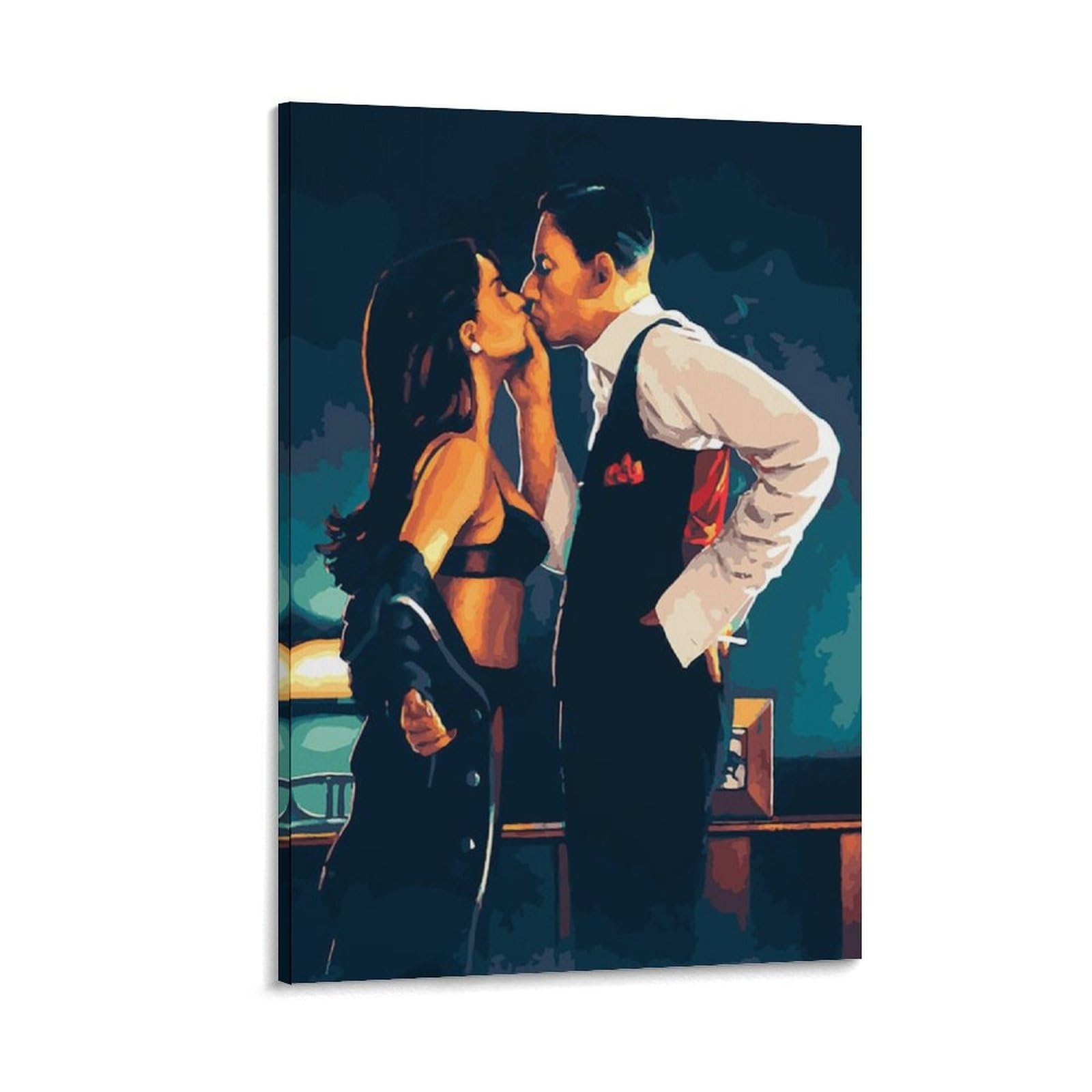 Pincer Movement by jack_vettriano Wall Art Prints Poster Artworks Picture Print Poster Wall Art Painting Canvas Decor Home Posters 24x36inch(60x90cm)
