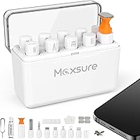 Vista 1 de Kit de limpieza de teléfono 12 en 1, kit de limpieza para Airpods, limpiador de puertos para iPad/teléfono, herramienta de reparación y restauración