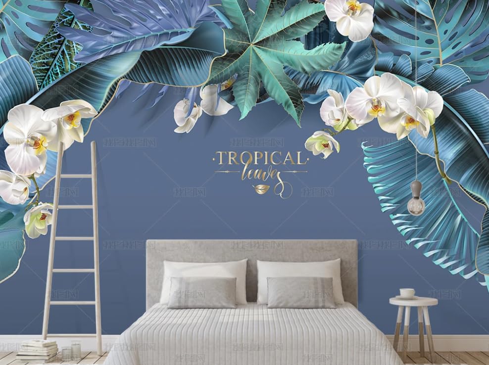 Papier peint intissé panoramique grand format poster mural tropical 250x175cm