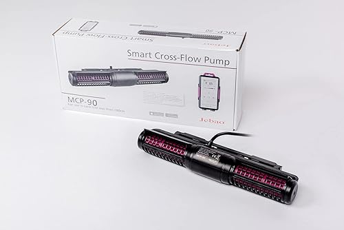 Miniatura 7 de Jebao MCP - Bomba de flujo cruzado inteligente con controlador de pantalla LCD para tanque de agua salada base magnética (MCP-180)
