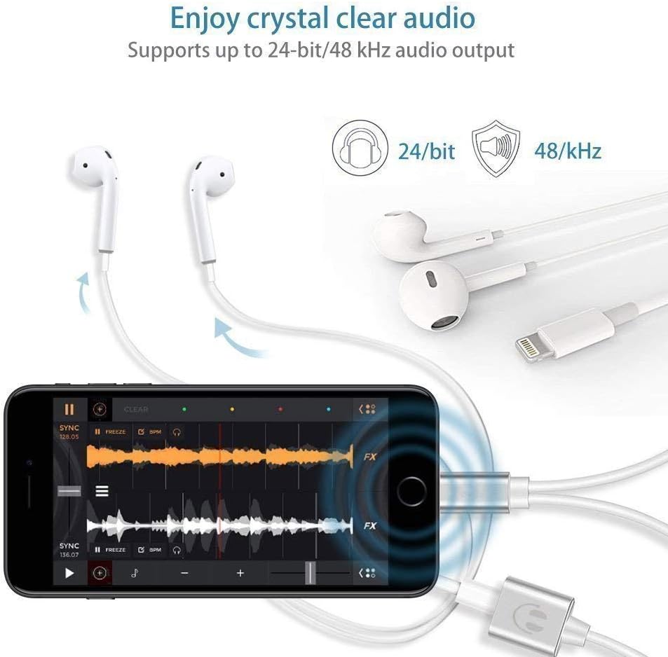 Headphone Adapter for Lifeproof iPhone 4/4S Case and Black Seal Cap