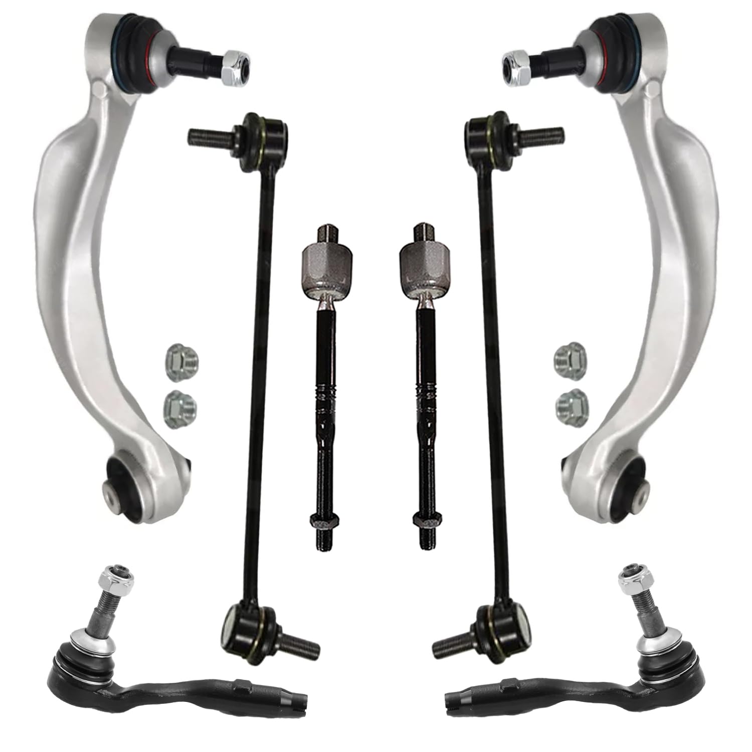 Detroit Axle - RWD 8pc Front End Kit for BMW 528i 535d 535i 550i, 640i