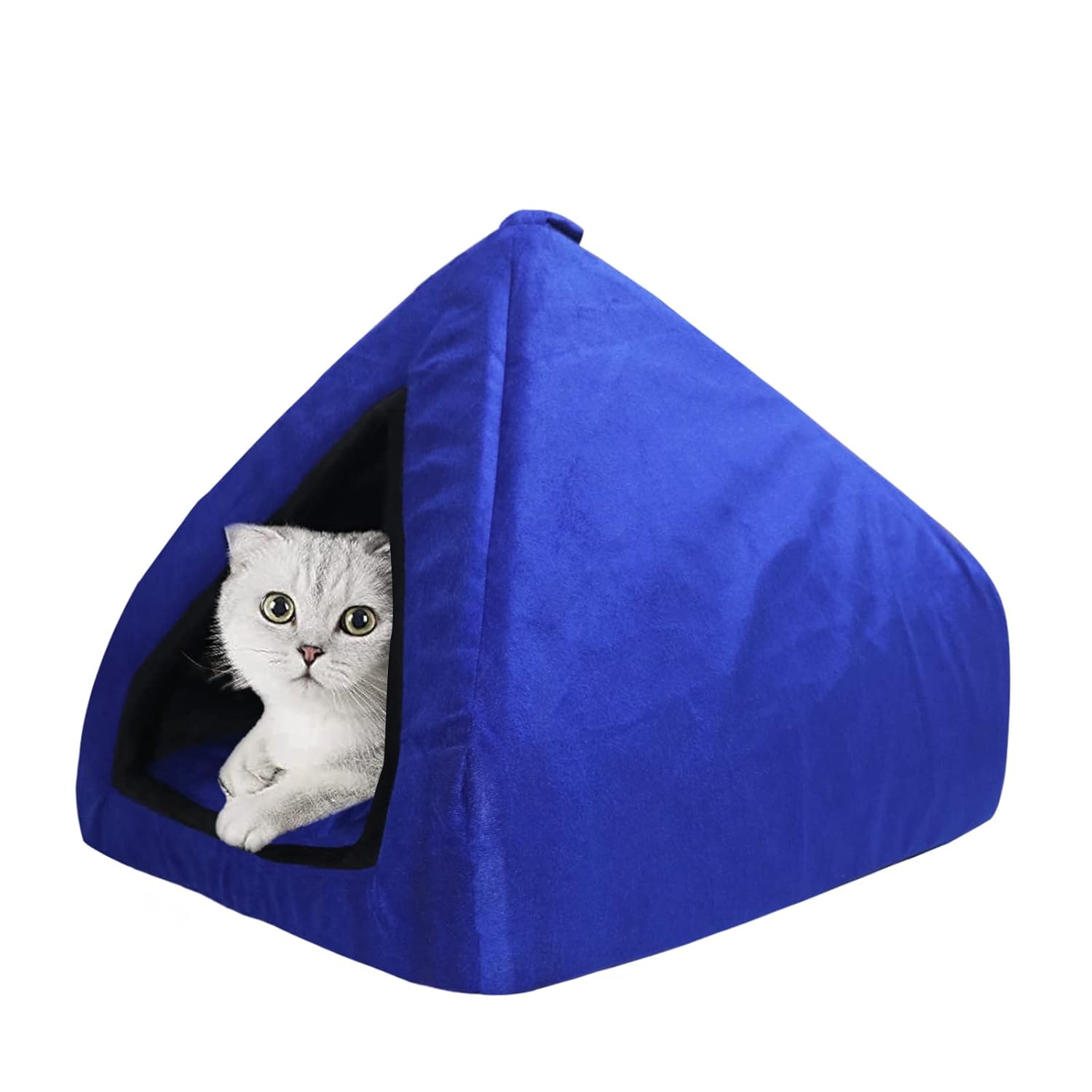 Mellifluous Soft Velvet Cats Kittens Pet Hut House 3 Months Warranty