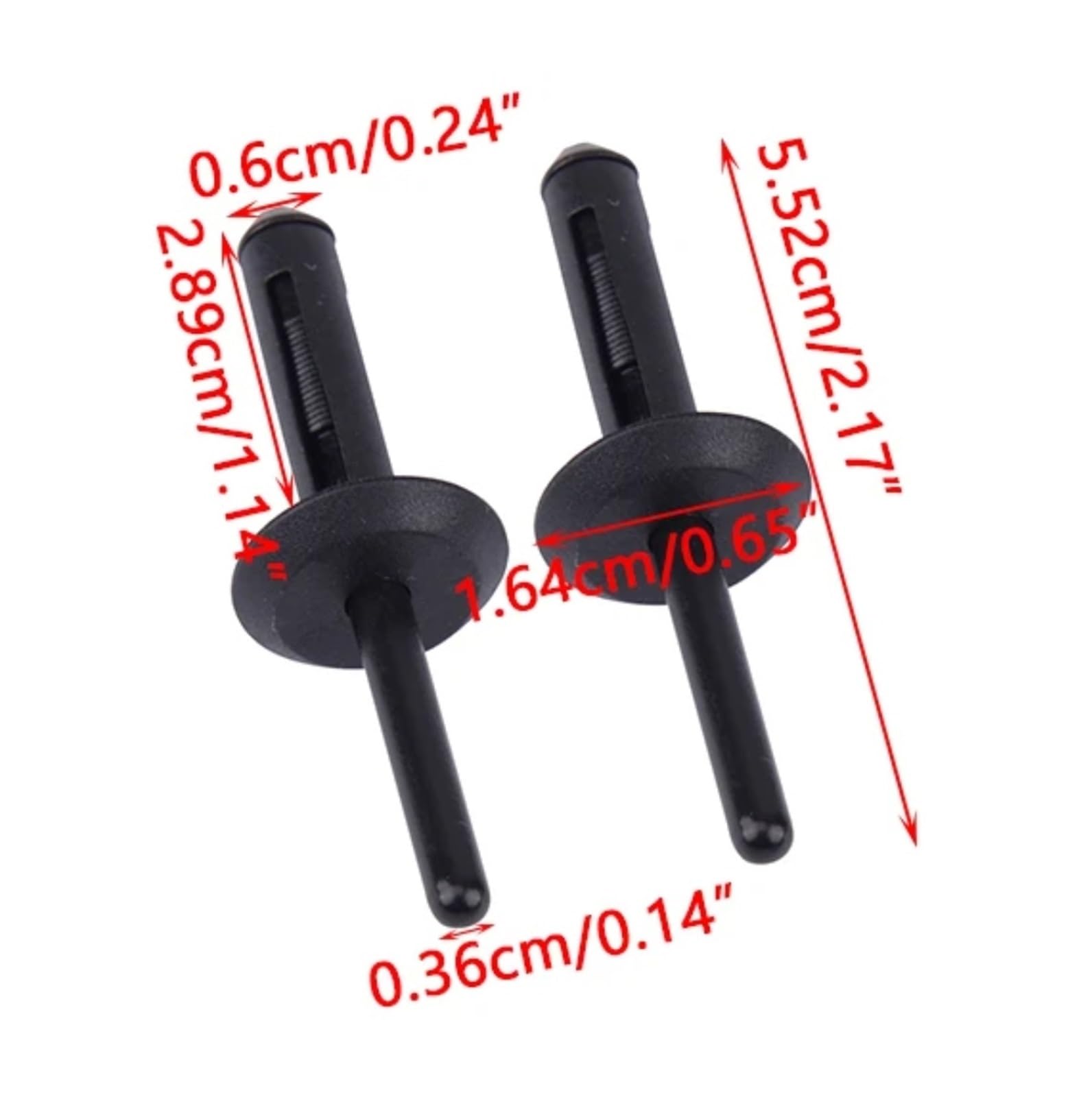 20Pcs 6mm Car Wheel Arch Trim Fastener Retainers Blind Rivet Plastic 07142151750 Fit for BMW E70 X5 E71 X6