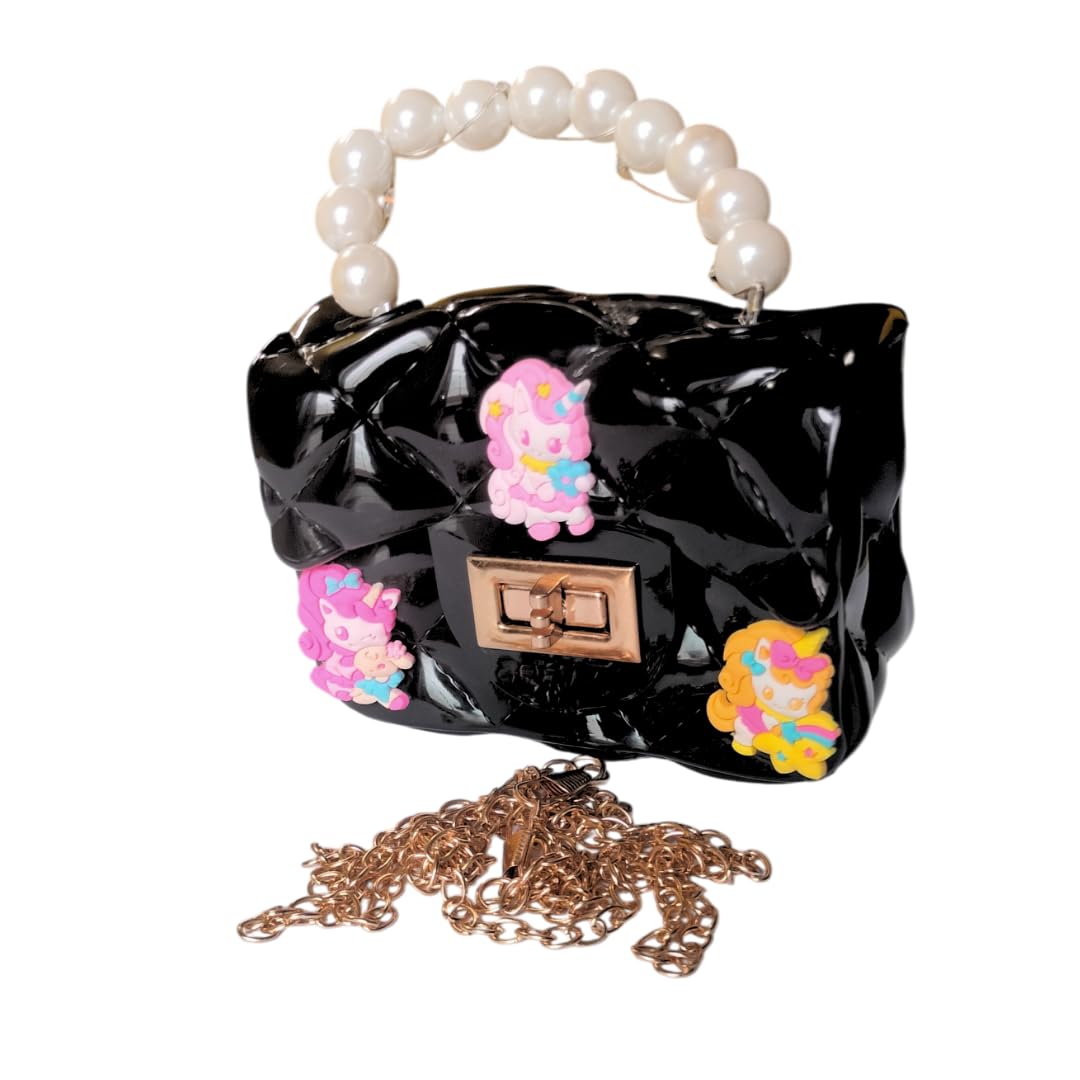 Girls LED Light Hand Bag, Trendy Fashion Purse for Kids