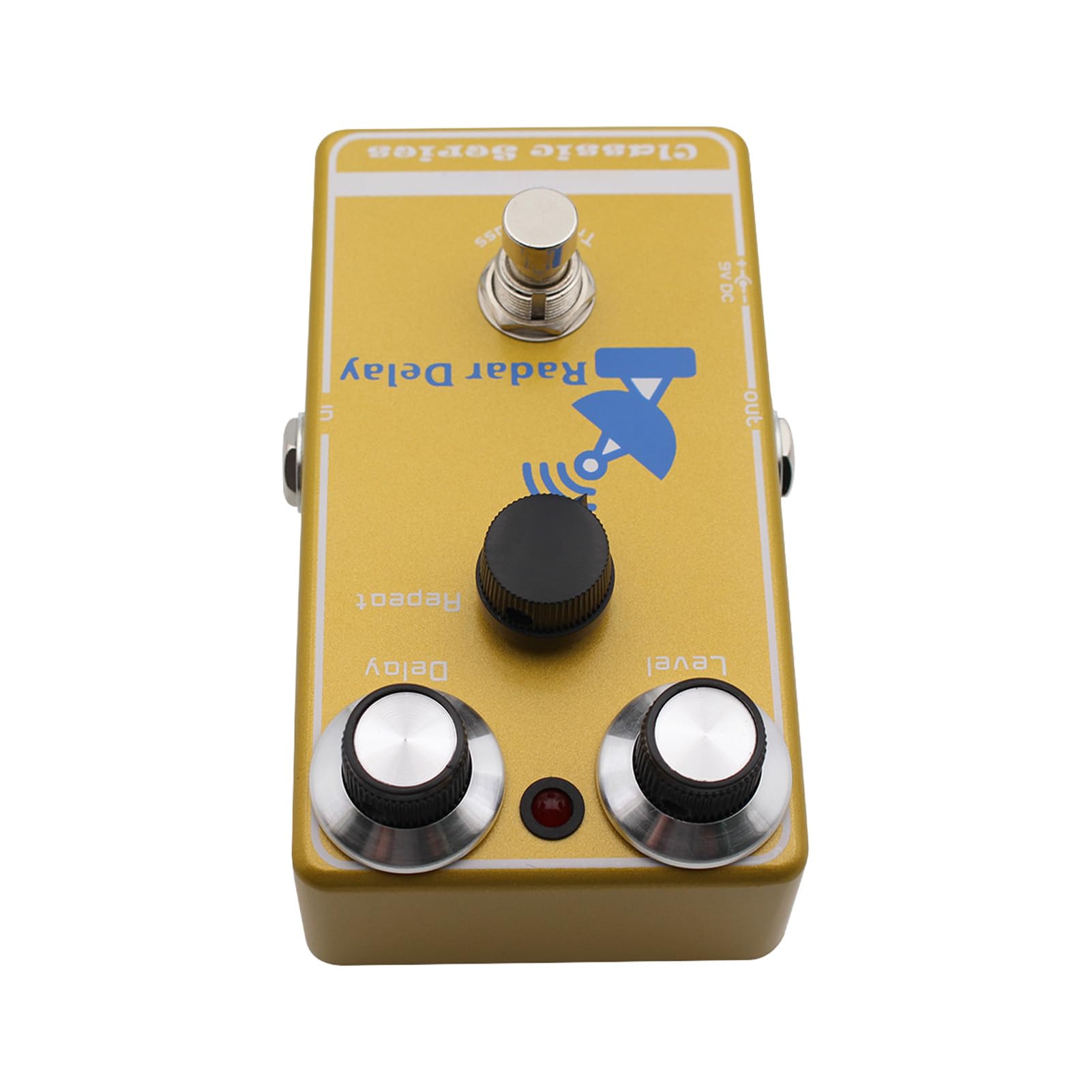 Pedal de Guitarra con Retardo Analógico-digital Versátil para Tonos Mejorados, Ideal para Músicos Experimentados