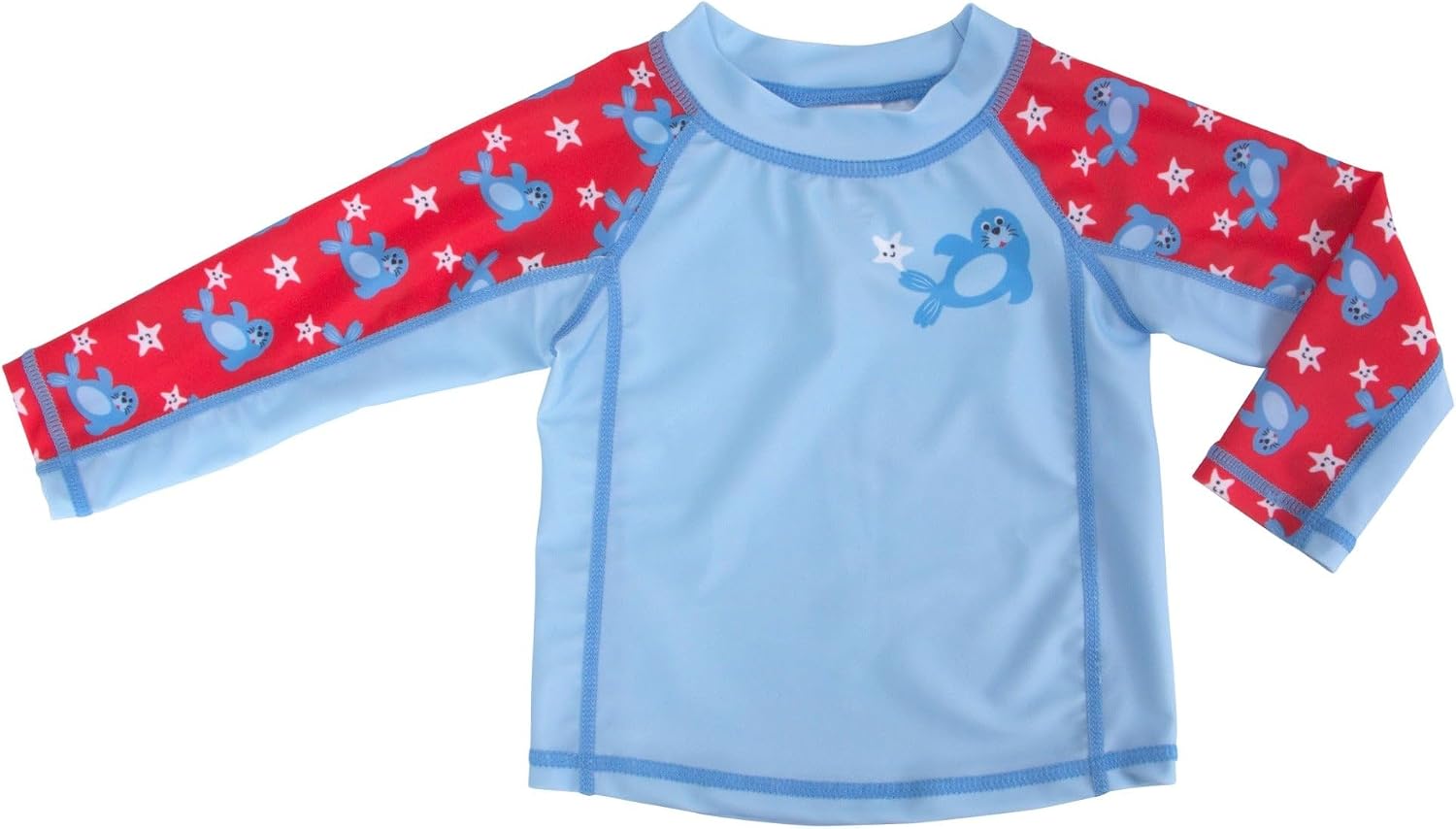 ZOOCCHINI Baby & Toddler Rash Guard Shirt – UPF 50+ Quick-Dry Long Sleeve Pullover Swim Top