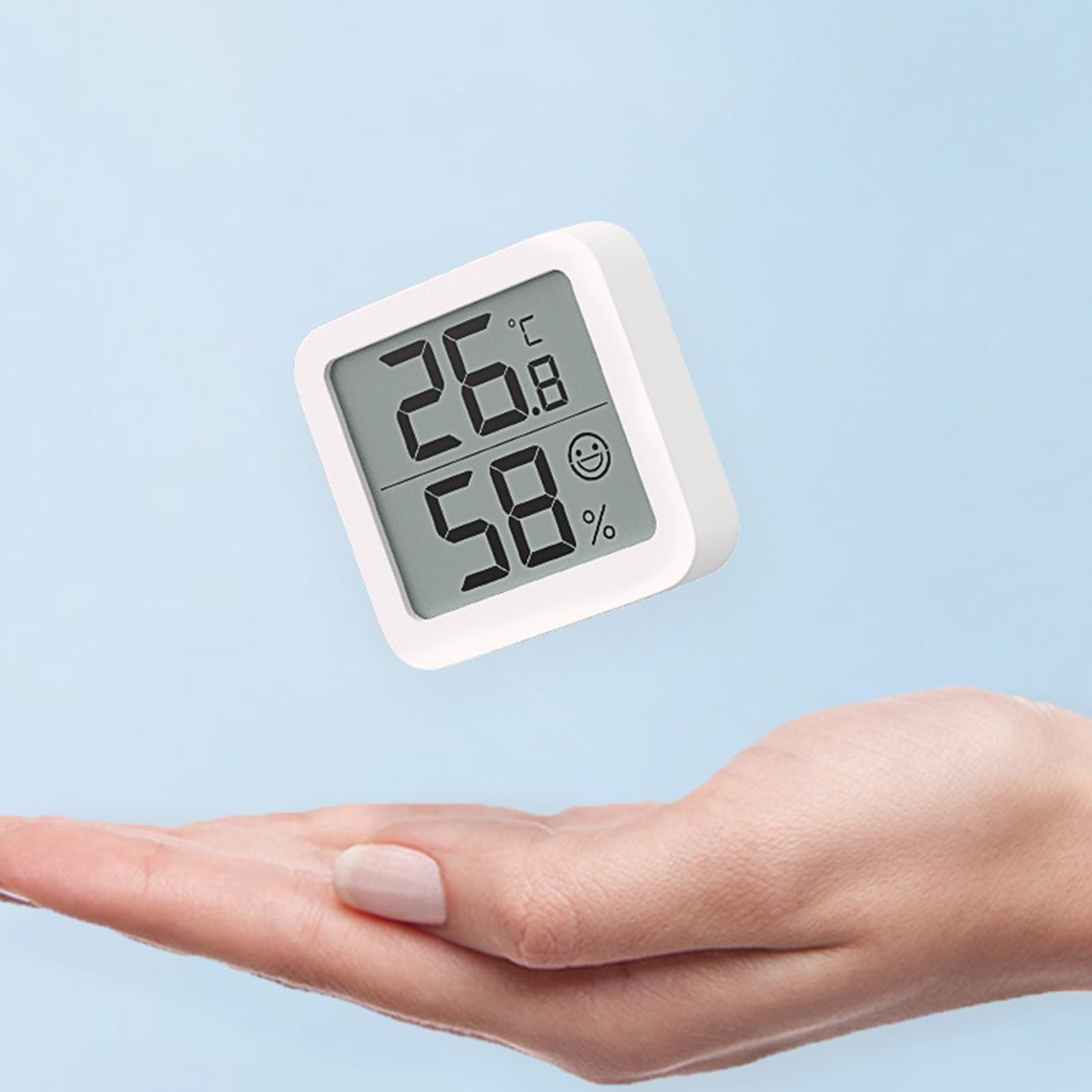 Lot de 2/4 thermomètres hygromètres numériques pour chambre de bébé, appareil de température et d'humidité avec indicateurs de confort, capteurs de température et d'humidité