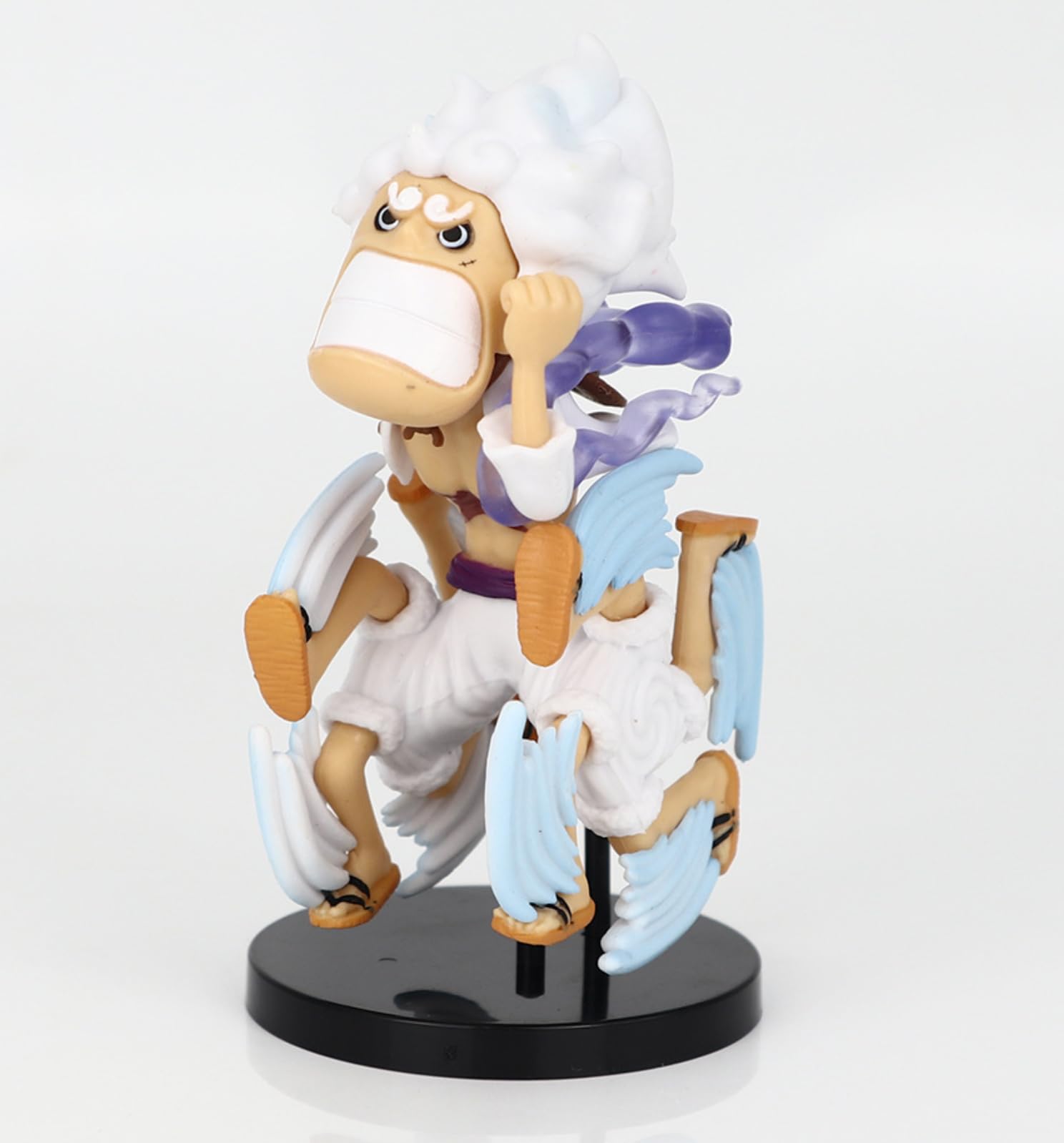 One Piece Monkey D. Luffy Gear fifth Nika Running Scene Q Version Collectible Model Anime Figure