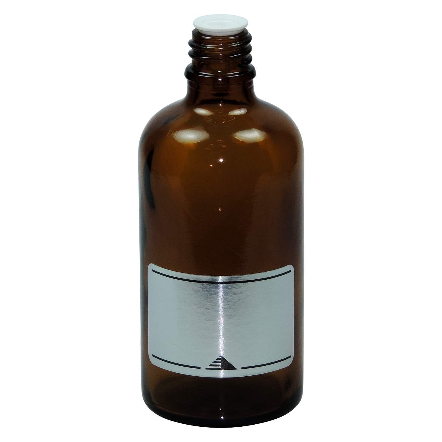 mikken 2 x butelki z kroplomierzem, 100 ml, butelki lekarskie, brązowe, wyprodukowane w Niemczech, nie zawierają BPA, w zestawie etykiety do opisywania