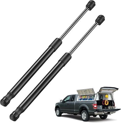 Miniatura 1 de BDFHYK ML3385 - Amortiguadores de gas de 15 pulgadas, 400 N90 libras, soporte de elevación para Leer Camper, cubierta trasera, tapa de recogida,