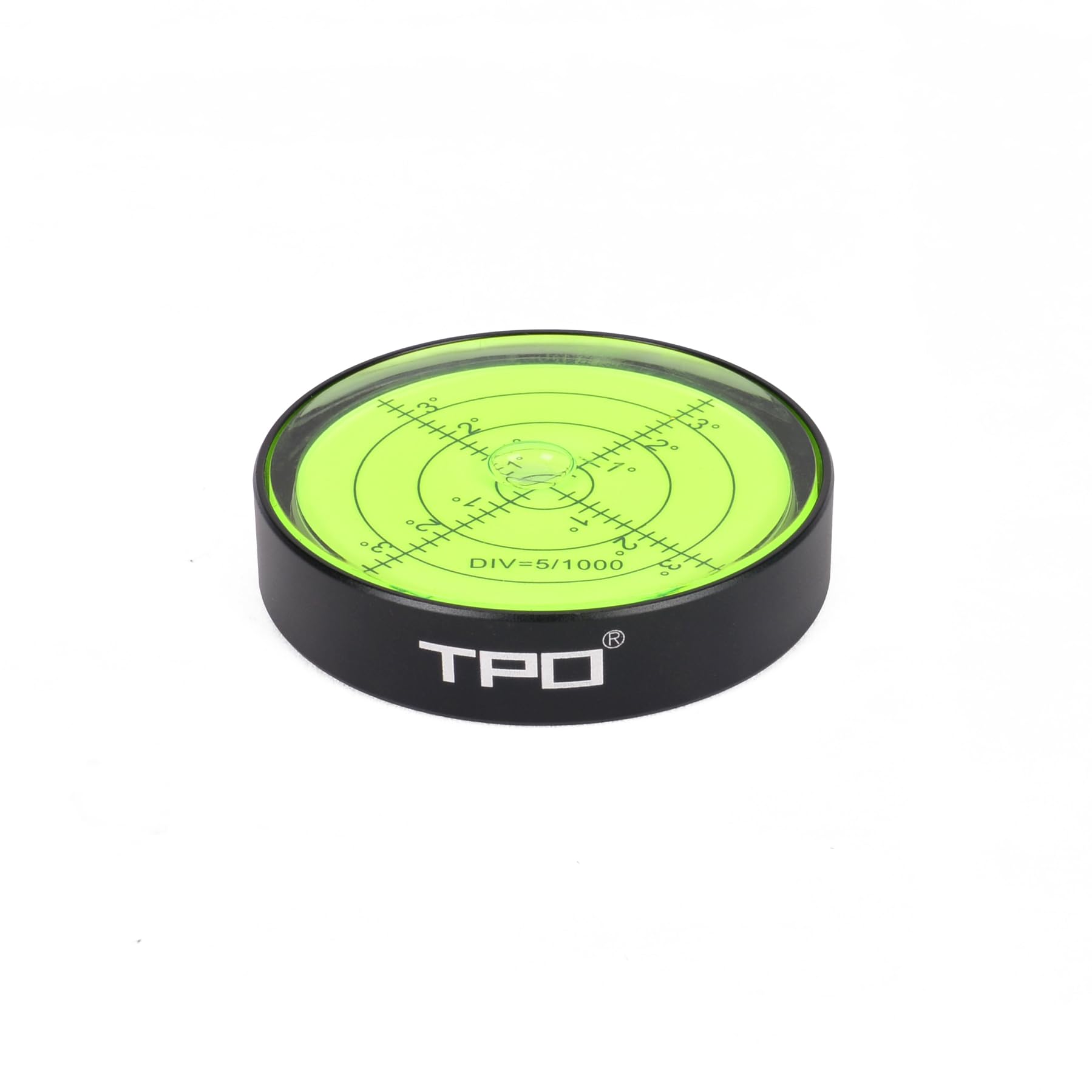 2.5"X0.55 Small Bubble Level for RV Level Bullseye Circular Level (Black)