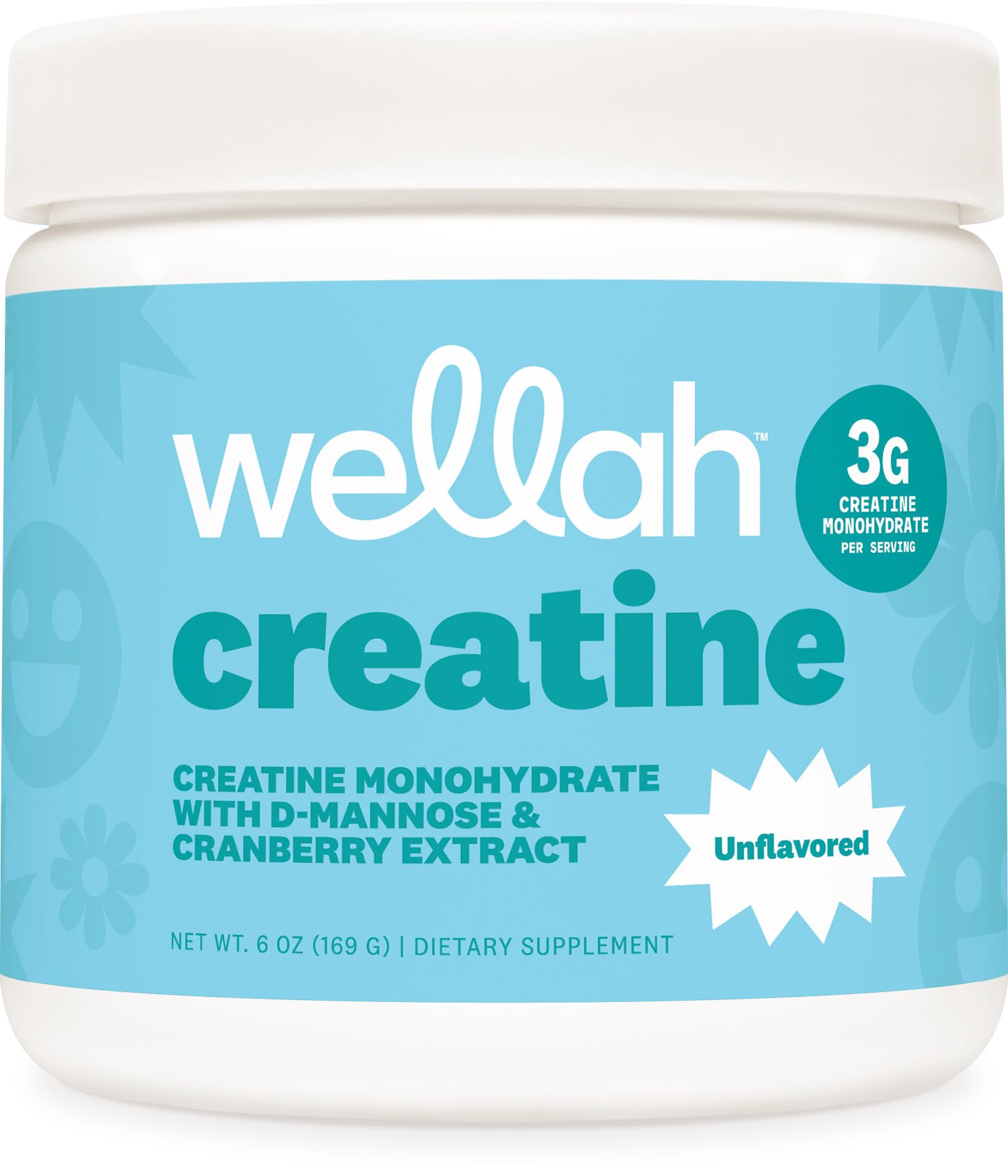 Wellah Creatine for Women (Unflavored) 50 Servings Unflavored 50 Servings (Pack of 1)
