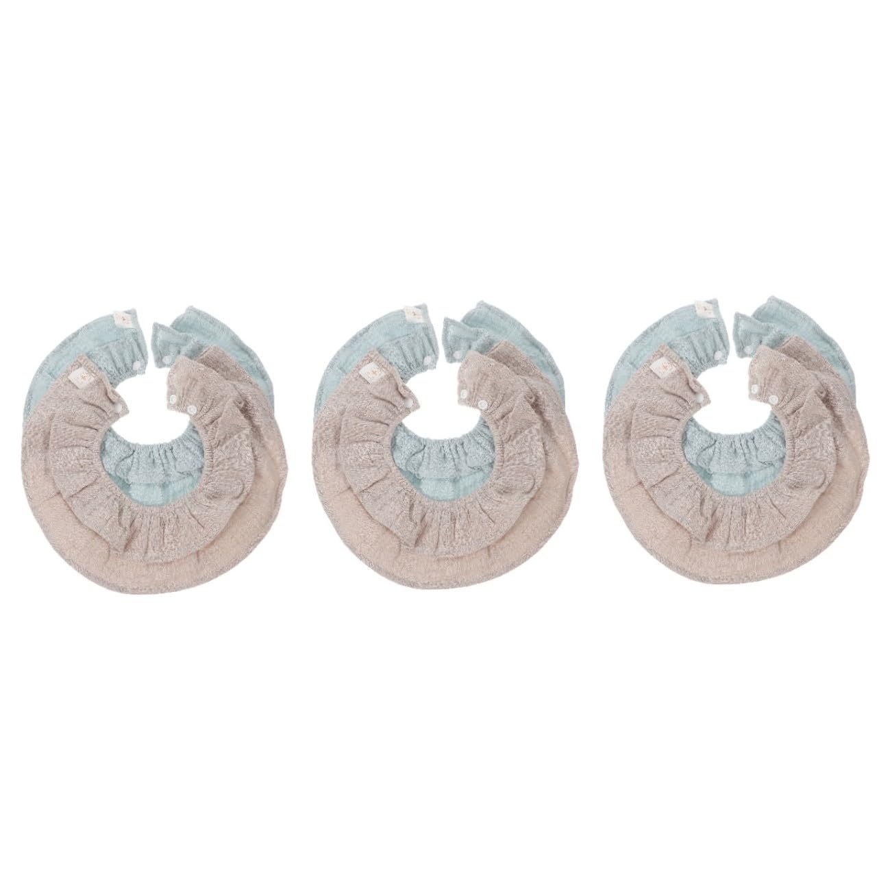 ibasenice 6pièces Bavoirs Coton Absorbants Pour De Bavoirs Pour Dentition Confortables Et Pour Nourrissons