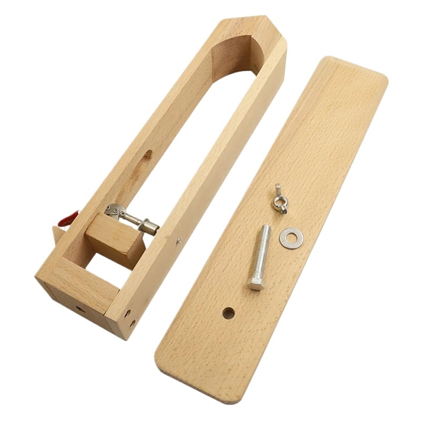 Hand Sewing Wooden Clip Leather Stitching Pony Hand Horse Table Desktop DIY Sewing Clamp Craft Working Tools Beech Wood Clip(Beech Clip)