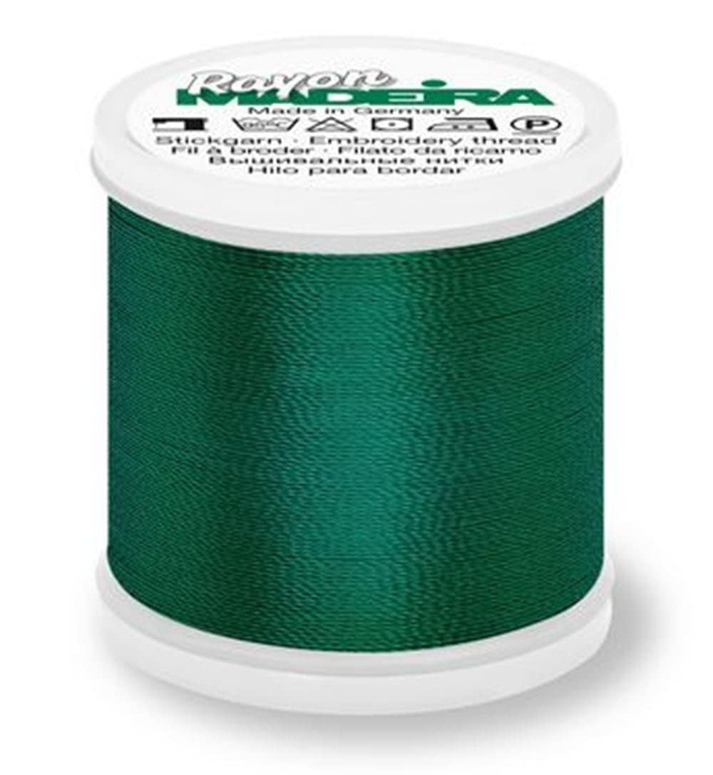 Madeira M9840-1103 Machine Embroidery Thread, 1103 Green, 200m