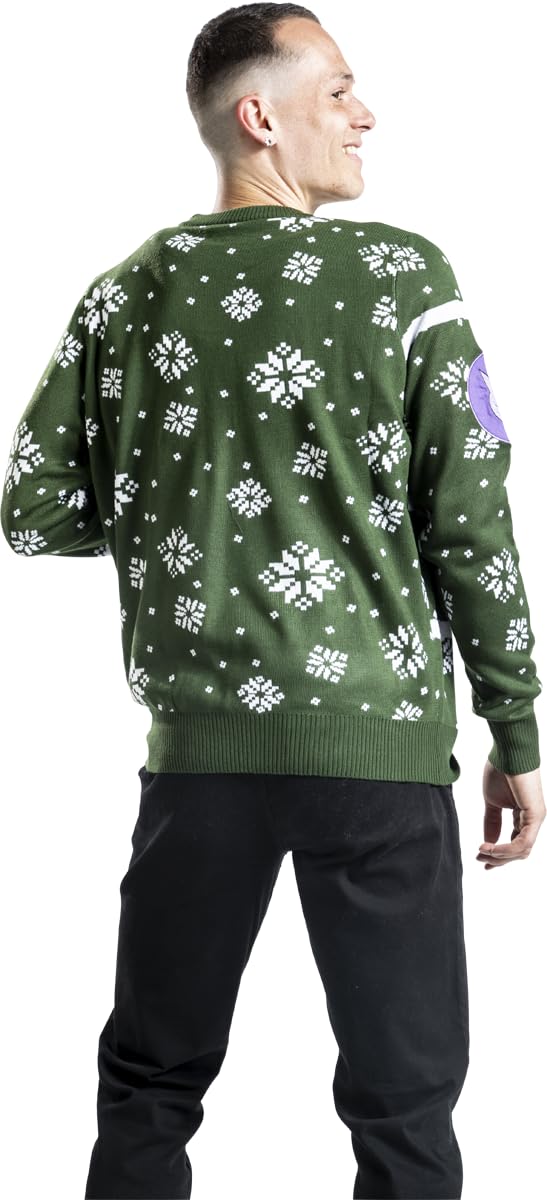Pokémon Starter Unisex Christmas Jumper Multicolore Regular