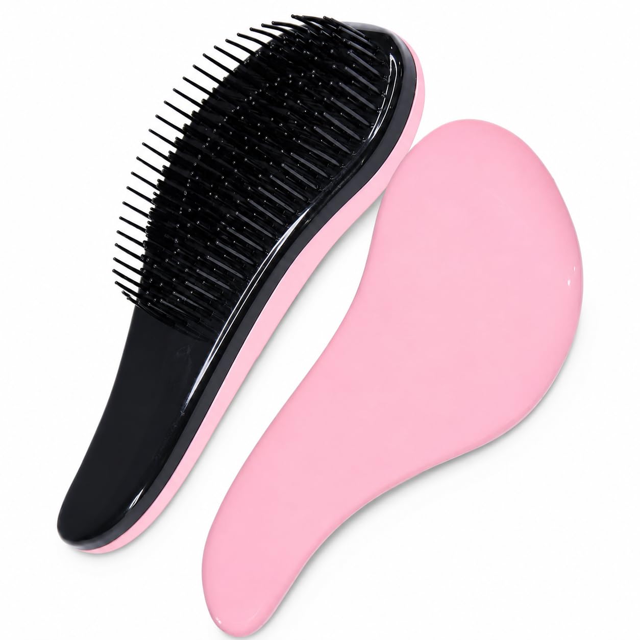 Fish Shape Hair Comb (Pack of 2) Detangling Hair Comb for Women Men Kids Flexible Teeth Scalp Massage Wet and Dry Hair Comb Travel Friendly Hair Styling Comb-image-2