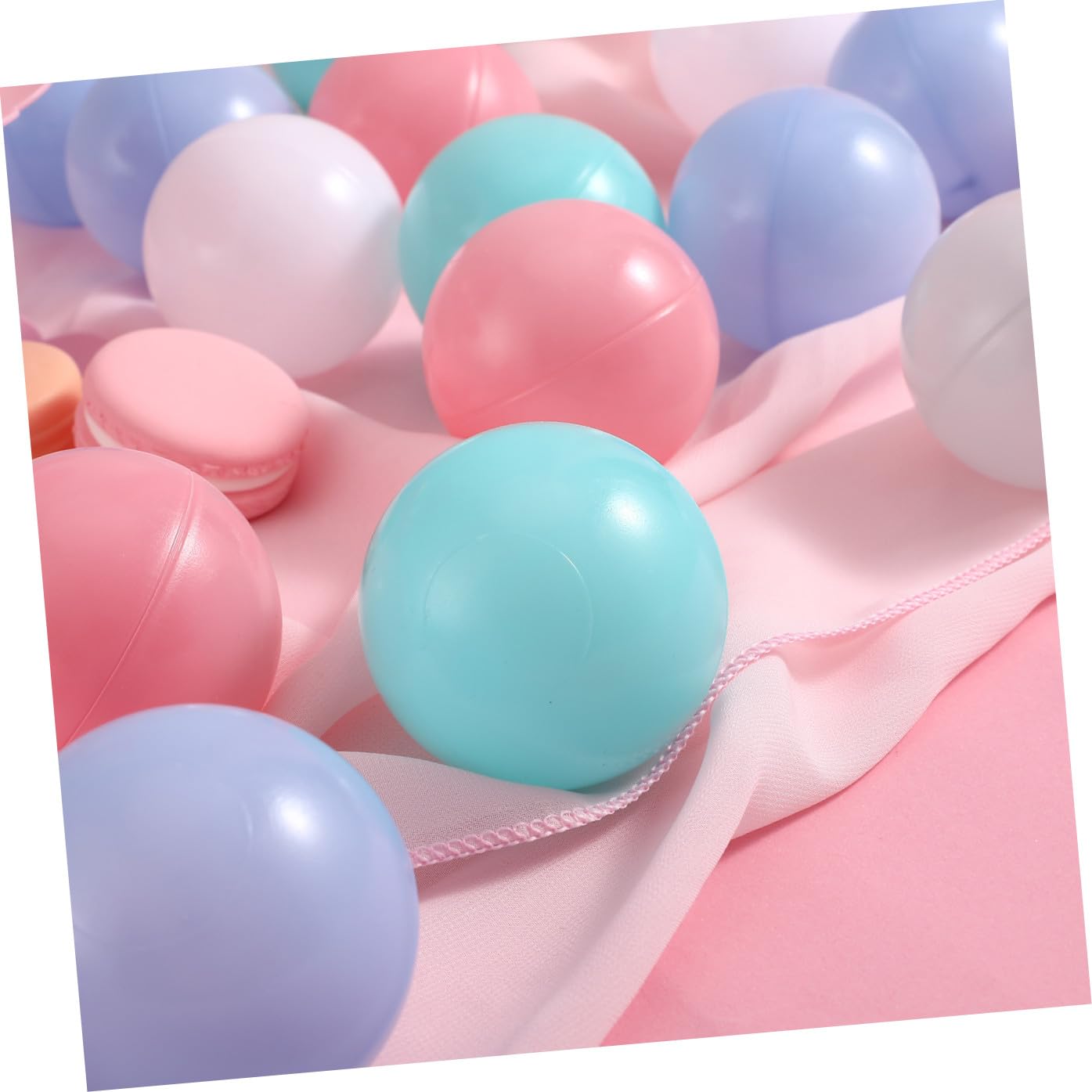 50 Palle Oceaniche Da 6 Cm in Plastica Per Piscina Di Palline Bambini, Giocattolo Da Bagno Educativo Multicolore Per Ragazzi e Ragazze