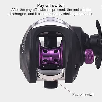 Amazon | ベイトキャスティングリール、大容量ライン容量強くて