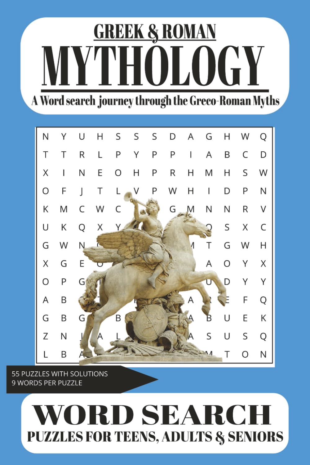 Greek and Roman Mythology Word Search: A Word search journey through the Greco-Roman Myths
