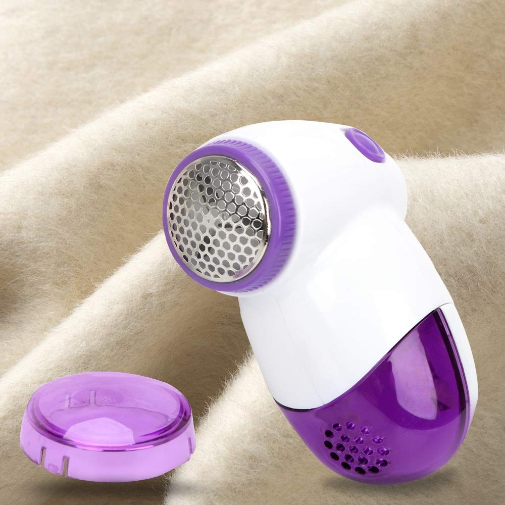 Removedor de Pelusa de Ropa eléctrico, píldoras, Pastillas de Pelusa, afeitadora, máquina de Corte de pellets de Pelusa para alfombras de suéter(Purple)