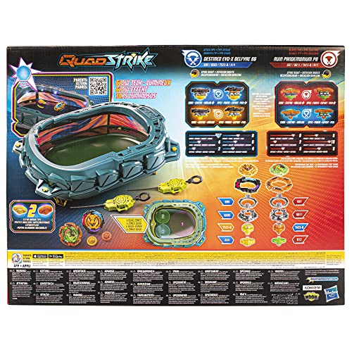 Hasbro F6780 - Beyblade Burst - Quadstrike - Battle Arena mit Licht und 2 Beyblades – Ansicht 6