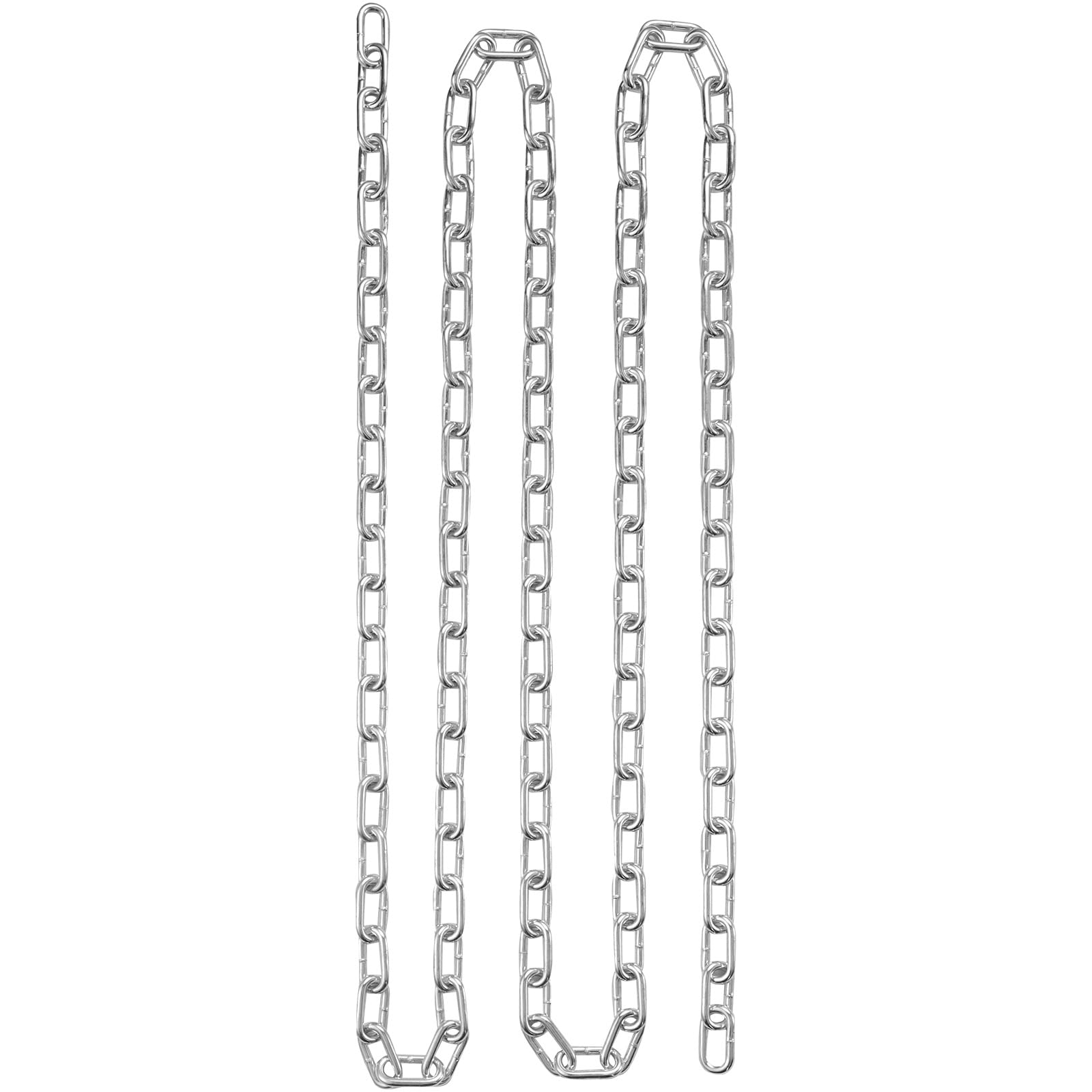 VEVOR Cadena de Eslabones de Acero Galvanizado 6 mm x 30.5 m 698 kg