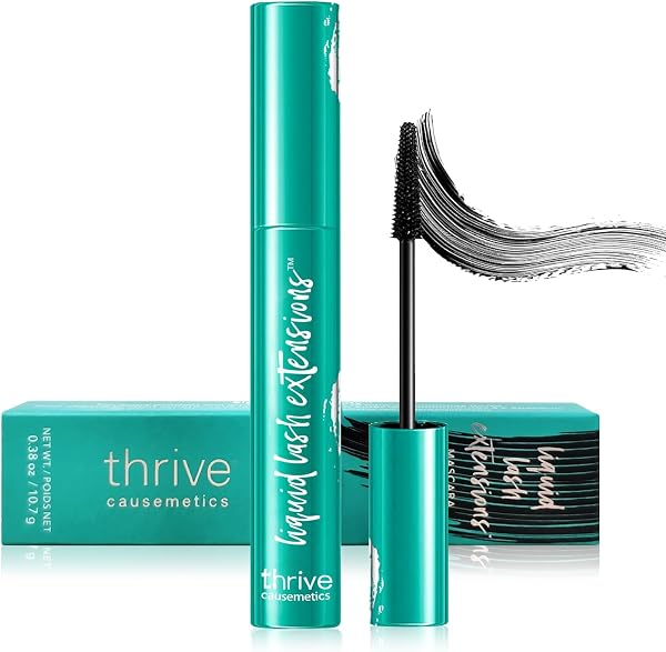 Thrive Mascar a Liquid Lash Extensions, Mascara Liquid for Lash Extensions Mascara-Brynn Thick and slender (Rich Black 10.7g 0.38 OZ) - 1