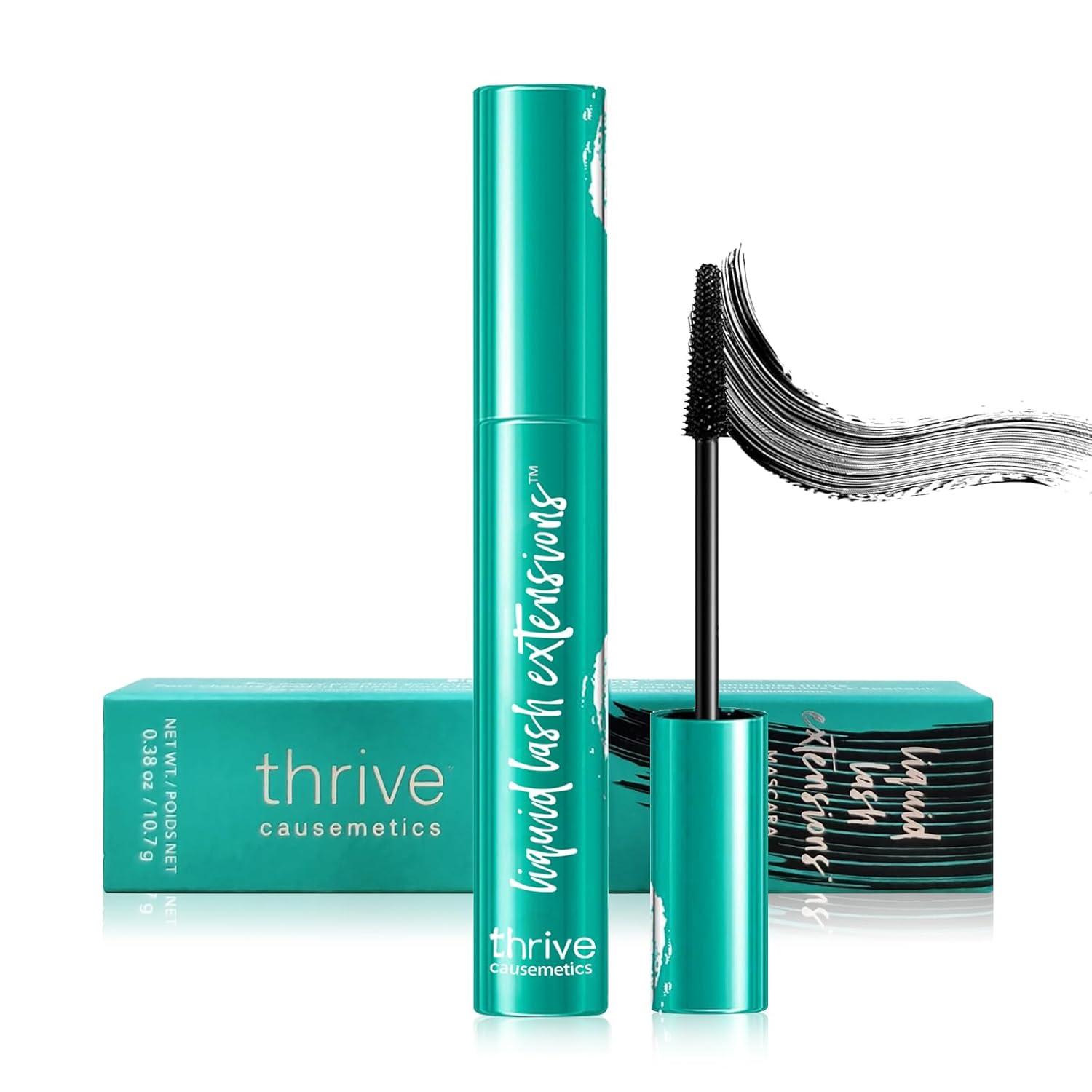 Thrive Mascar a Liquid Lash Extensions, Mascara Liquid for Lash Extensions Mascara-Brynn Thick and slender (Rich Black 10.7g 0.38 OZ)
