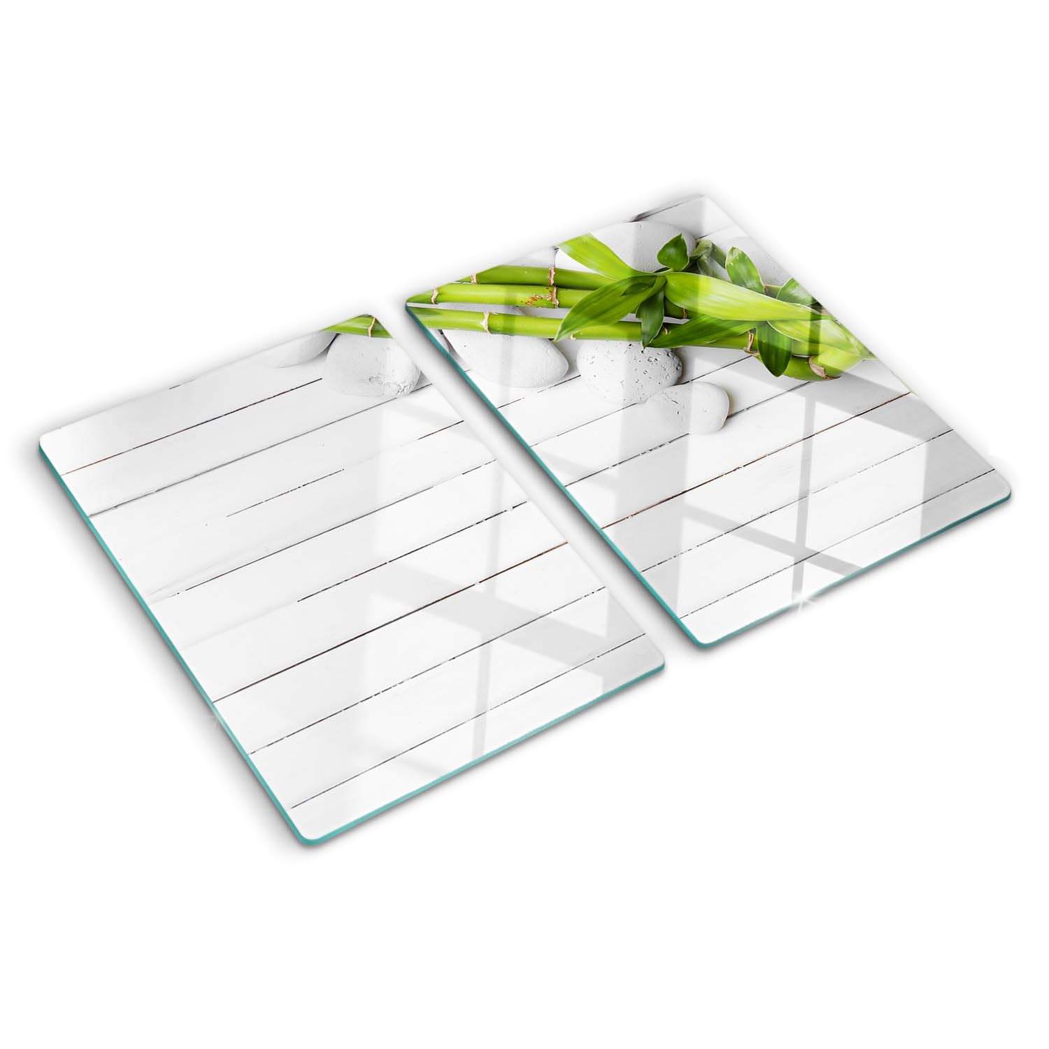 Planche en verre trempé haut de gamme 2x40x52 cm bords polis