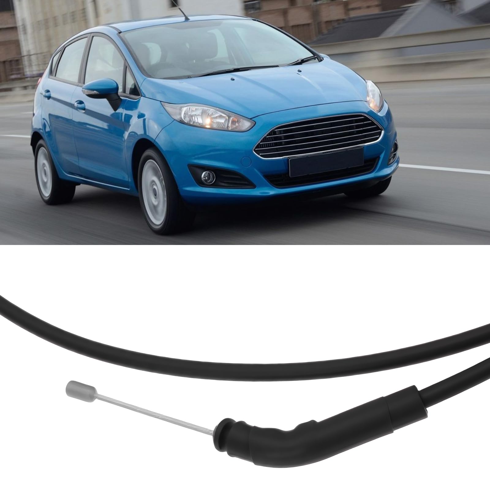 OTOTEC Câble D'ouverture de Capot DK4956720B Compatible avec Ford Fiesta 2009-2013 DK4956720H