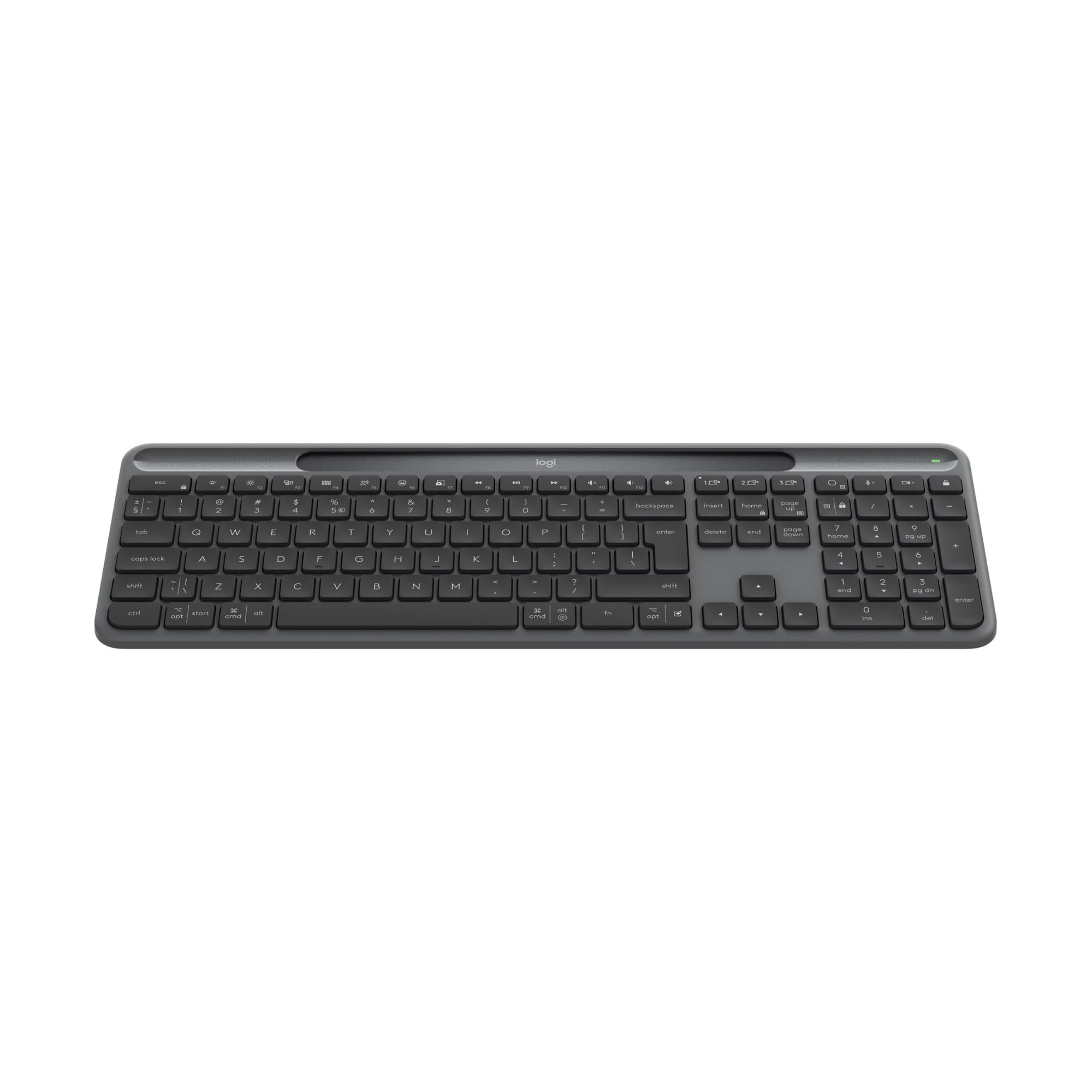 Logitech Signature sottile Solar+ wireless keyboard - US INT'L QWERTY