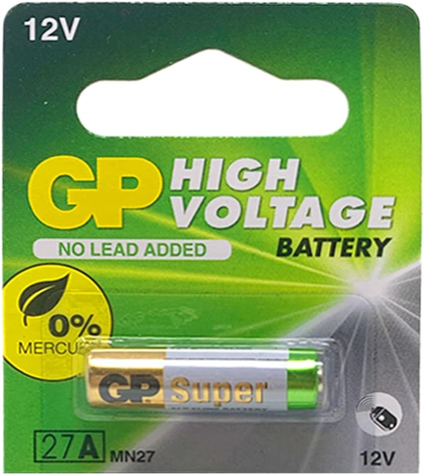 GP 27A Alkaline Battery 12V (Pack of 2)