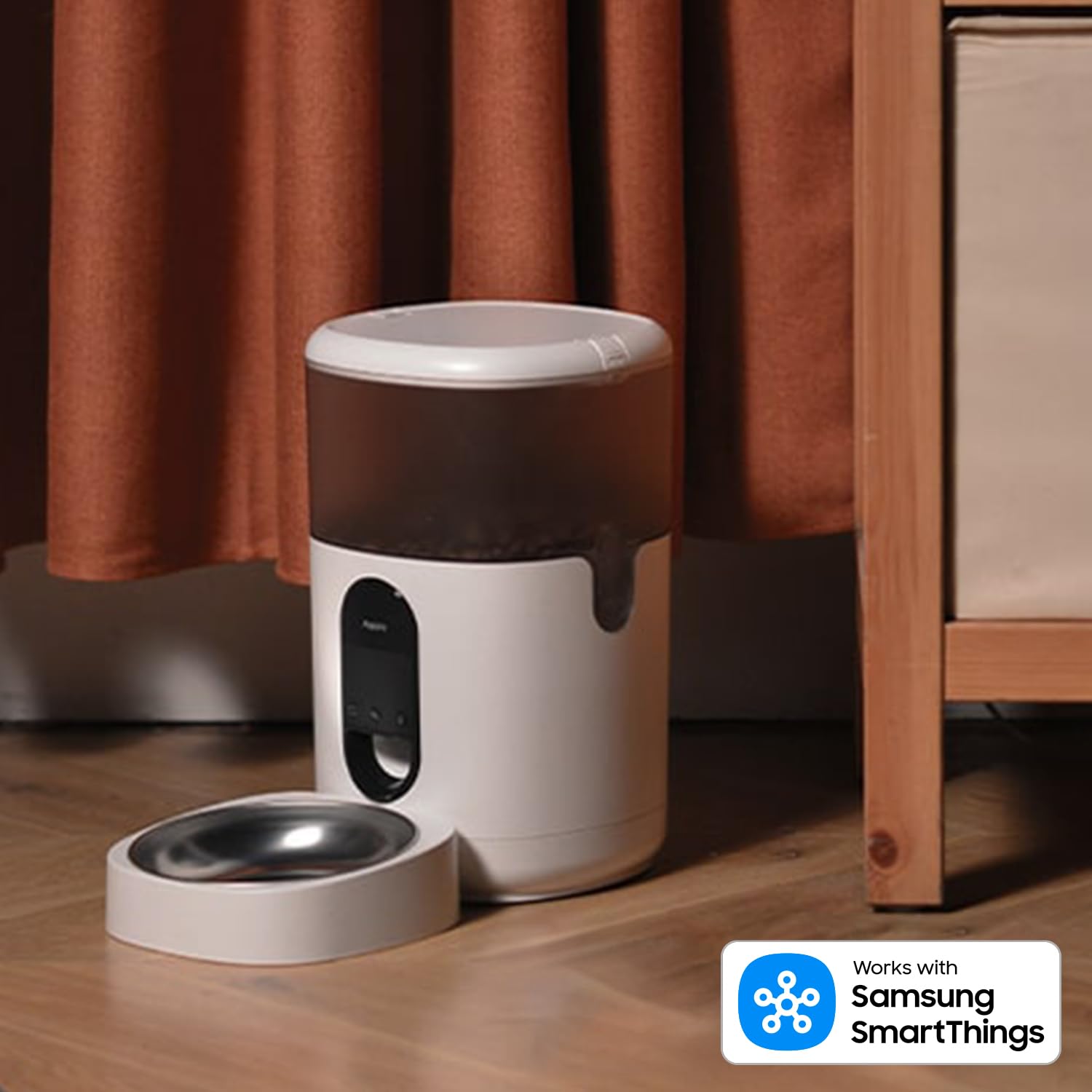 Aqara Smarter Futterautomat C1, ERFORDERT AQARA Zigbee 3.0 HUB, für Katzen und Hunde, Programmierbarer Portionskontrolle, kann über Google, Alexa, Siri gesteuert Werden, Funktioniert mit SmartThings