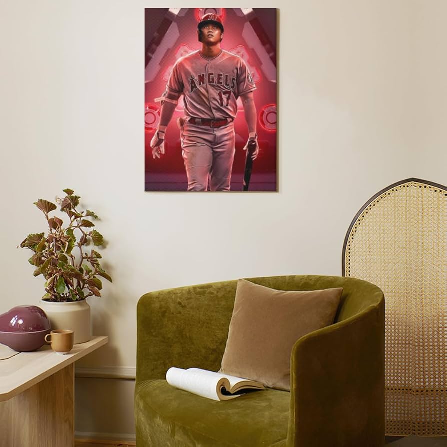 Amazon.co.jp: 大谷.翔平 おおたにしょうへいキャンバス 絵画 壁