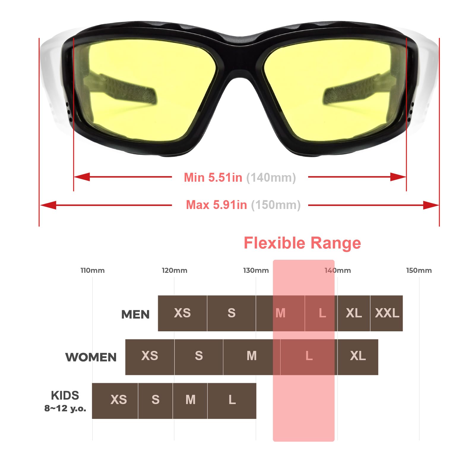Motocyklowe okulary jeździeckie wewnętrzna piankowa uszczelka gogle z paskiem do sportów siłowych UTV wiatroszczelne GK20