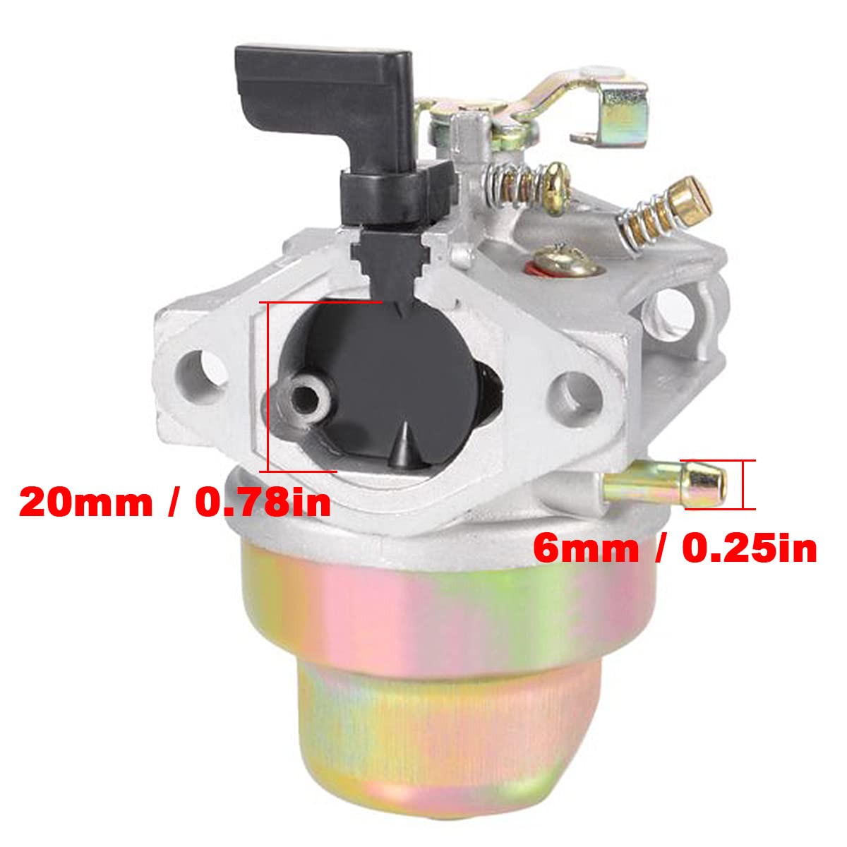ZAMDOE Nouveau carburateur pour Honda G150 G200 Moteur, remplace 16100-883-095 16100-883-105 FSC30-0020, avec Joints de Filtre à Carburant pour Ligne de Carburant