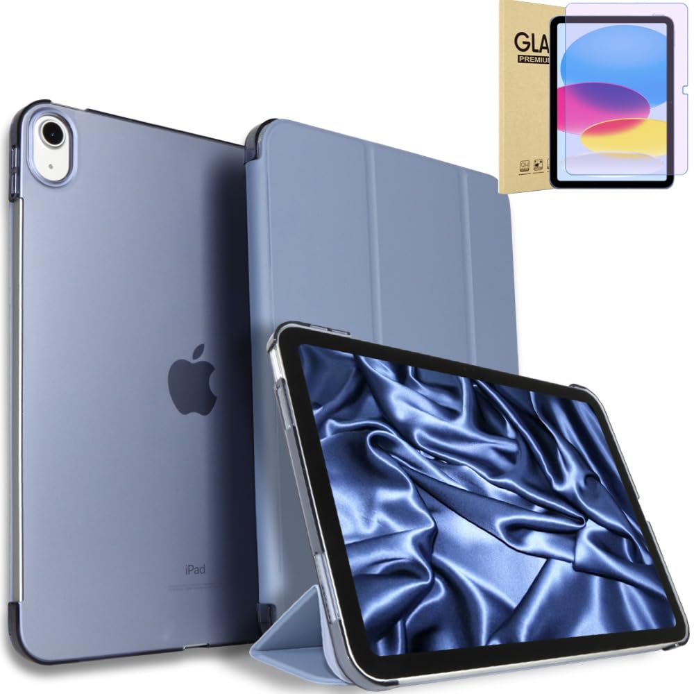 iPad A16 128GB ブルー ケース・保護ガラス付き ipad A16 第10世代 10.9 ケース miniA17 Pro mini6 ガラス 画面