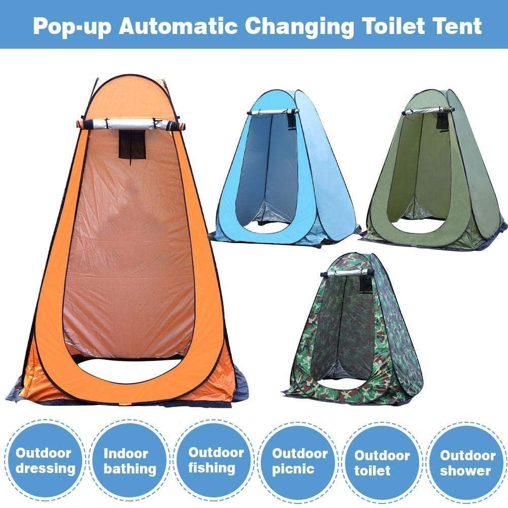 Toilettenzelt Pop Up Zelt Pop-Up-Zelt Camping-Toilettenzelte Wasserdichtes UV-Duschzelt Babyzelt Einzelzimmer Privatsphäre for Camping Picknick Angeln Festivals Urlaub Strand
