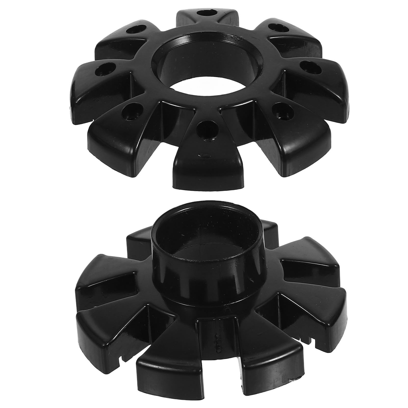 Manovella Piatto Superiore per Ombrellone Nero in Pp, Accessorio Ricambio per Ombrelloni da Spiaggia e Patio, per Vacanze Estive