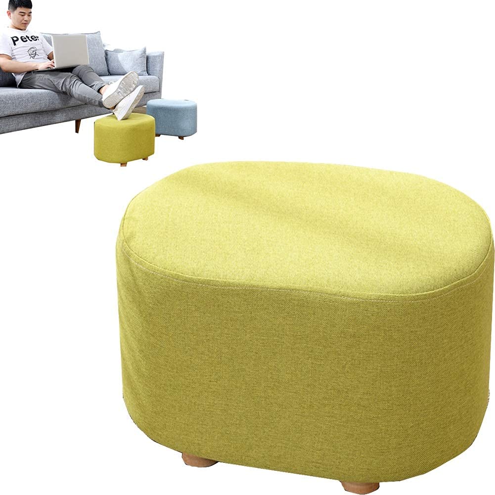 Pouf coffre jaune pour résoudre le manque de rangement