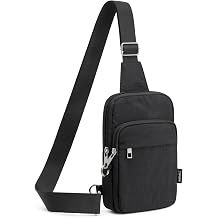 G4Free Small Sling Bag for Women Travel Anti Theft Crossbody Bags with RFID Blocking Card Slots, Black
