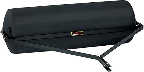 Brinly PRT-482SBHC-A - Rodillo de césped de polietileno de 485 libras con enchufe de fácil giro 18 x 48 pulgadas