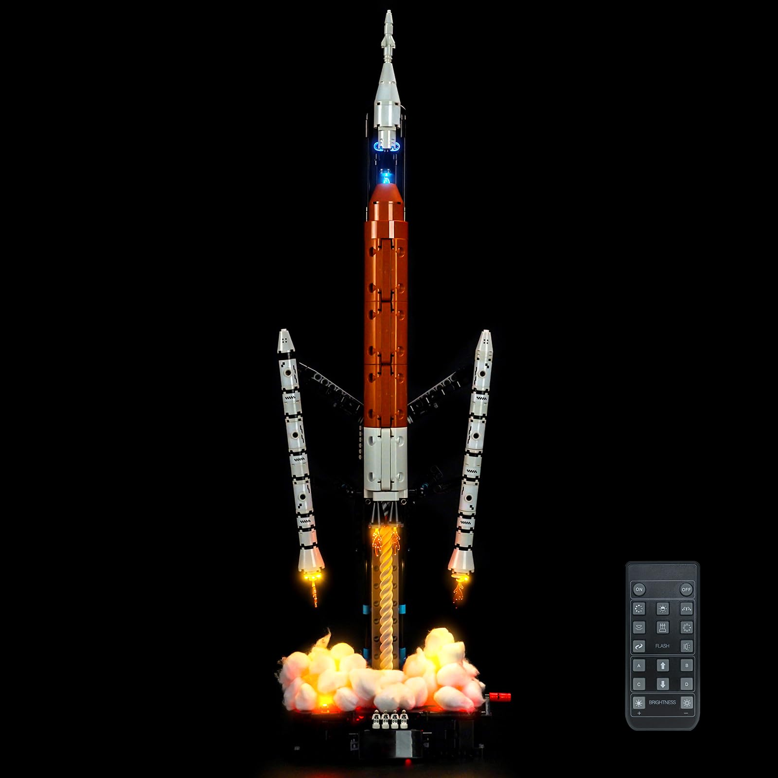LocoLee RC Led Light Set Compatible with Lego 42221 NASA Artemis Space Launch System Rocket Led Decoration Lighting Kit Compatible with Lego 42221 Building Blocks Model,Only Lights Set,No Model